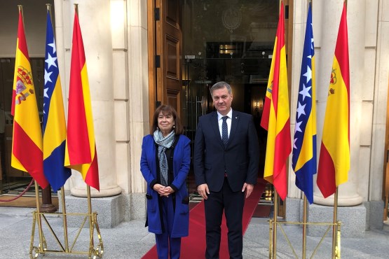 Predsjedavajući Predstavničkog doma PSBiH dr. Denis Zvizdić susreo se s potpredsjednicom Senata Kraljevine Španije 